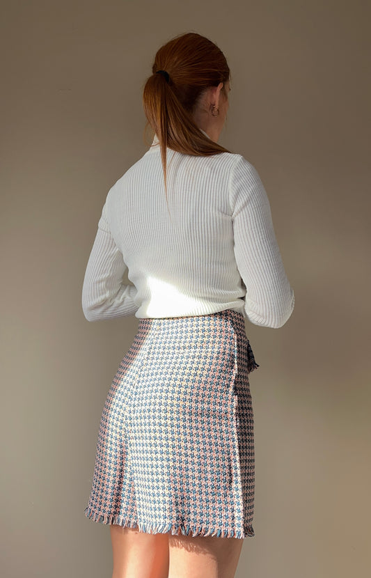 Short chic « Éloïse » – Orange & Bleu