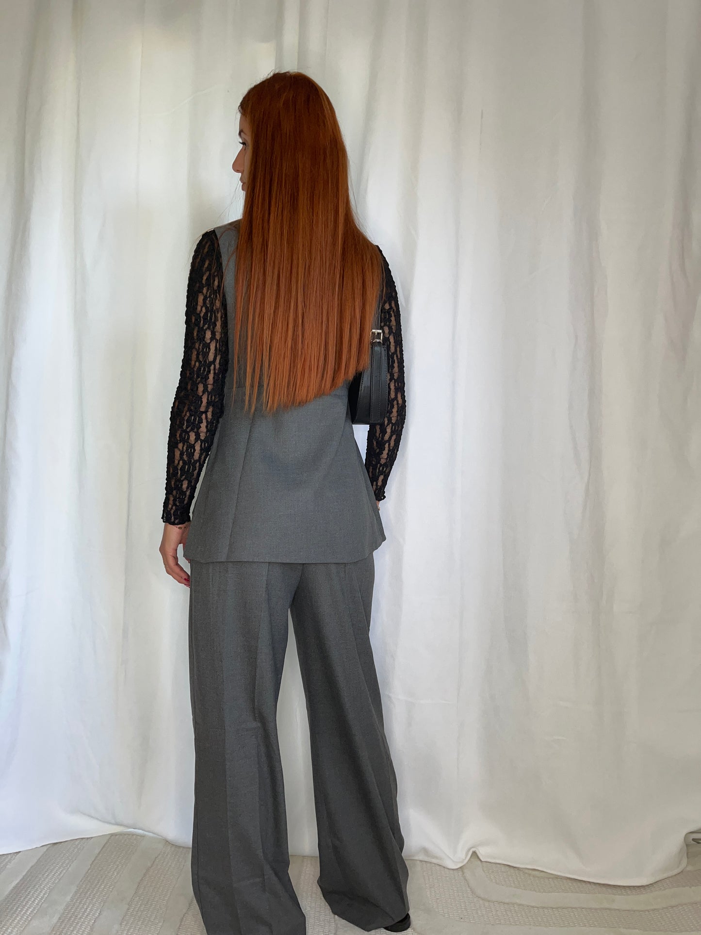 Pantalon Éloane – Pantalon femme coupe tailleur chic, droit et fluide