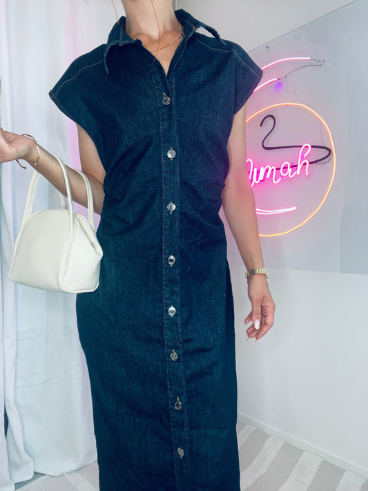 Robe chemise jeans - Modèle DENIM